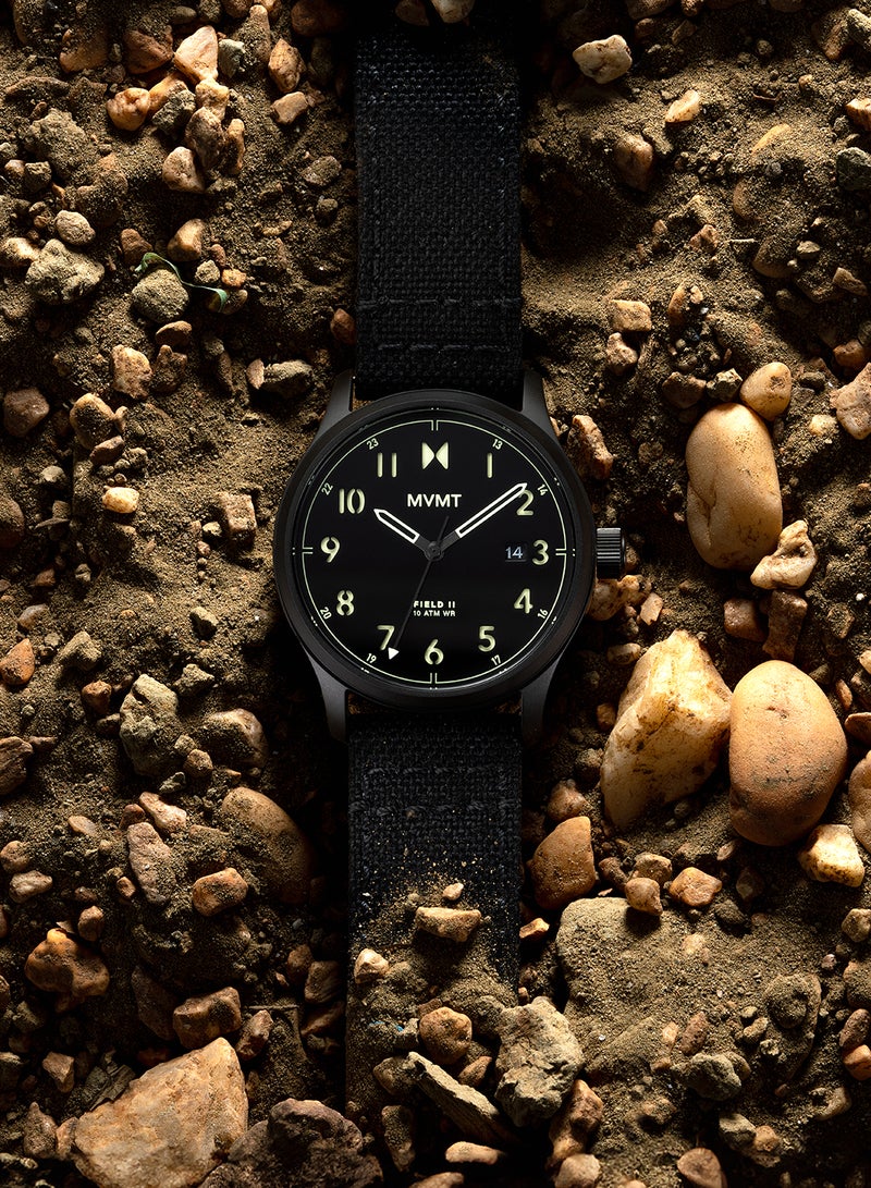 MVMT ROUND ANALOG MEN'S BLACK CASE WATCH - 28000363-D - Image 2