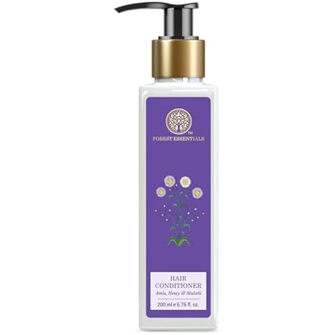 Forest Essentials HAIR CONDITIONER, AMLA, HONEY AND MULETHI, 200ML - Image 1