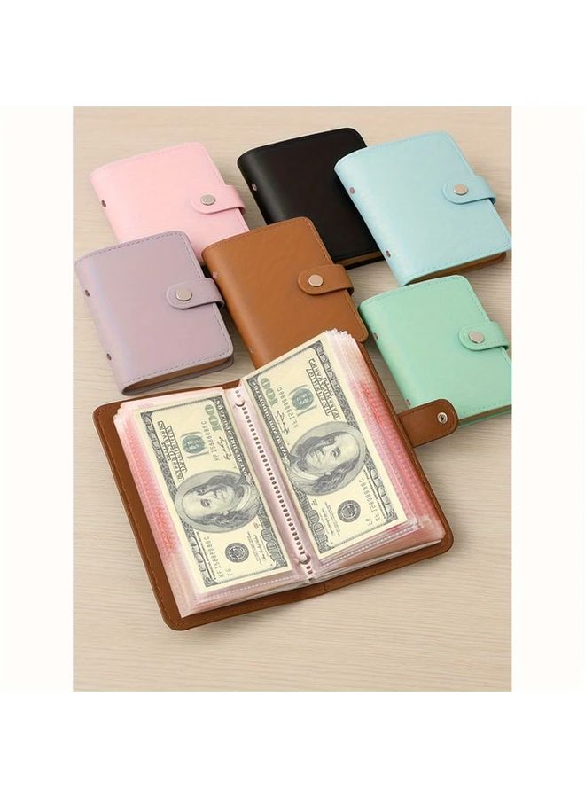Black Budget Binder Set Portable Multi Functional Storage Bag for School or Finance - Image 1