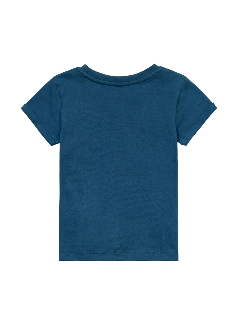 MINOTI Kids Boys  Roll Sleeve T-Shirt With Print