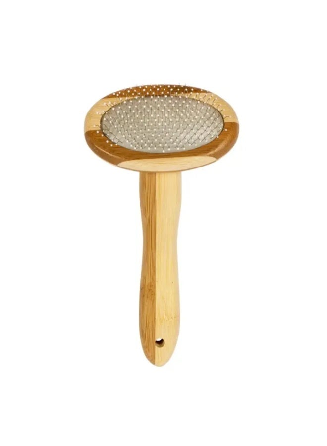 Duvo+ Bamboo Slicker Brush For Pets