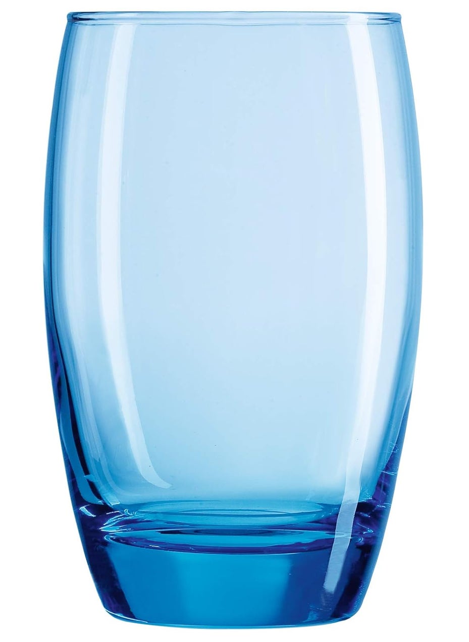 ARCOROC Arcoroc Salto Ice Blue Highball Tumbler, 350ml, Set of 6  - Image 1