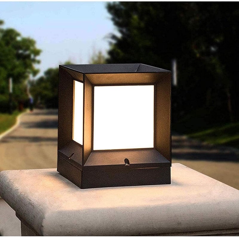 WHITERAY Outdoor Gate Light Energy Efficient Waterproof Decorative Exterior Fixture for Garden Pillars, Entry Gates, Patios, Driveway, Porch and Fence Posts (Without Bulb) - Image 1