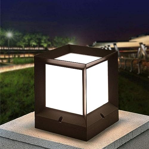 WHITERAY Outdoor Gate Light Energy Efficient Waterproof Decorative Exterior Fixture for Garden Pillars, Entry Gates, Patios, Driveway, Porch and Fence Posts (Without Bulb) - Image 2