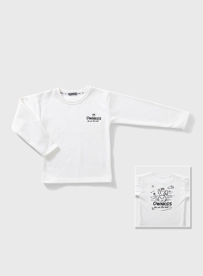 اون كيدز سويت شيرت أولادي أطفال مبطن فرو - Image 2