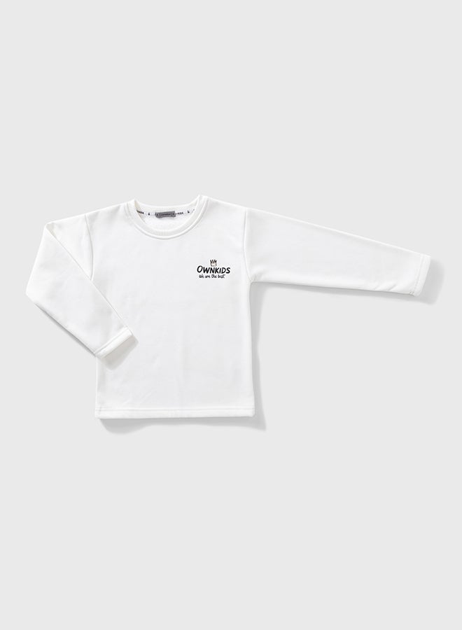 اون كيدز سويت شيرت أولادي أطفال مبطن فرو - Image 1