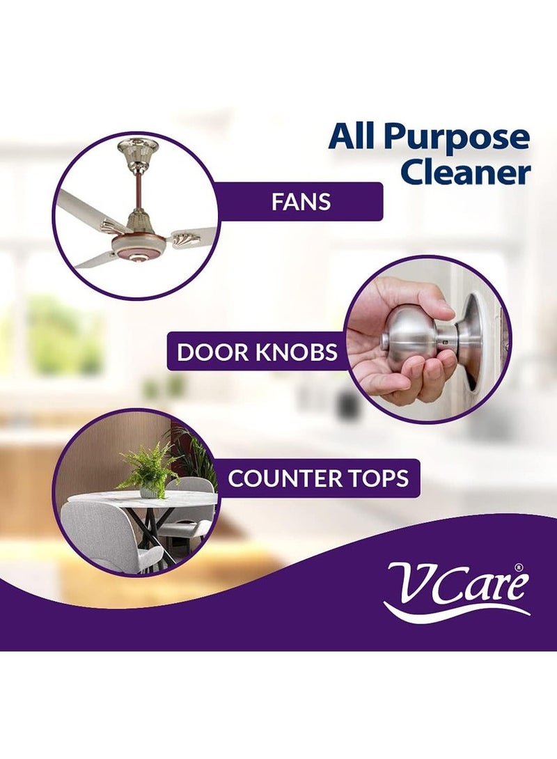 VCare All Purpose Cleaner Spray Versatile And Effective Tackle Tough Stains With Ease 2 x 750ml  - Image 4