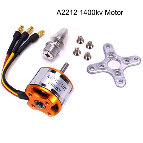 abcGoodefg A2212 1400KV RC Brushless Motor 30A ESC Motor SG90 Micro Servo 8060 Propeller Set for RC Plane Quadcopter Fixed Wing Plane Helicopter Aircraft - Image 2