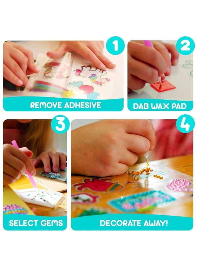 Blue Squid Diamond Painting Kits for Kids - Mermaids Diamond Art for Kids, 5D Gem Art Kits for Kids, Kids Arts & Crafts, Gift for Boys & Girls 6 7 8 9 10 11 12 - Image 2