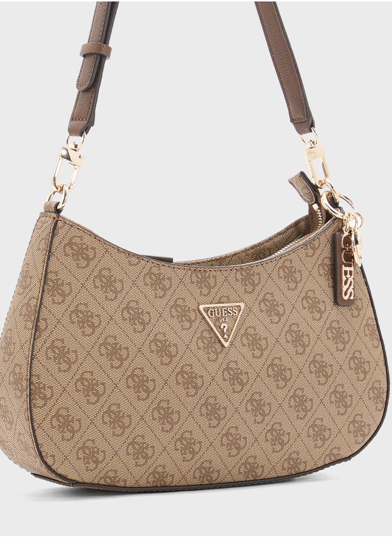 GUESS Noelle Top Zip Shoulder Bag  - Image 4