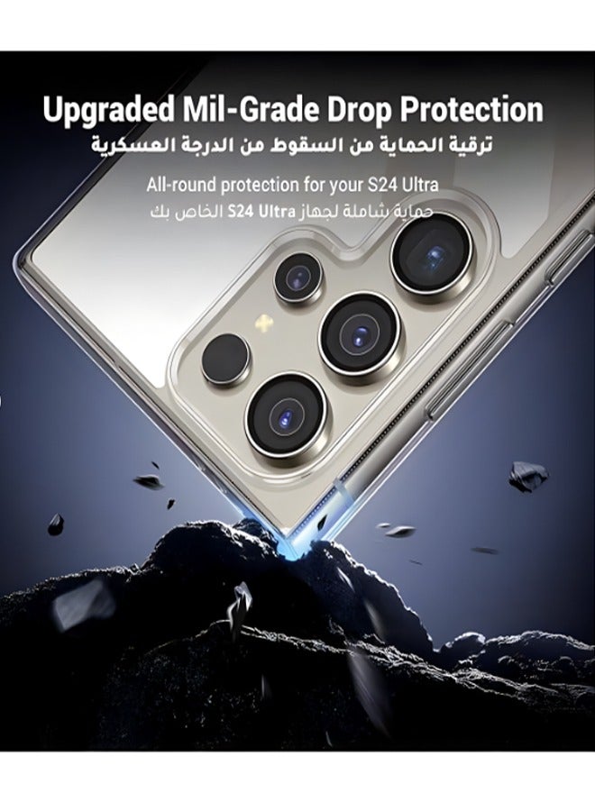 KASTWAVE Samsung Galaxy S24 Ultra Case Cover, Effectively Delays Yellowing Case, Shockproof Bumper Protective Cover, Full Coverage Drop Protection Case, Anti-Scratch Back Cover For Samsung Galaxy S24 Ultra - Image 3