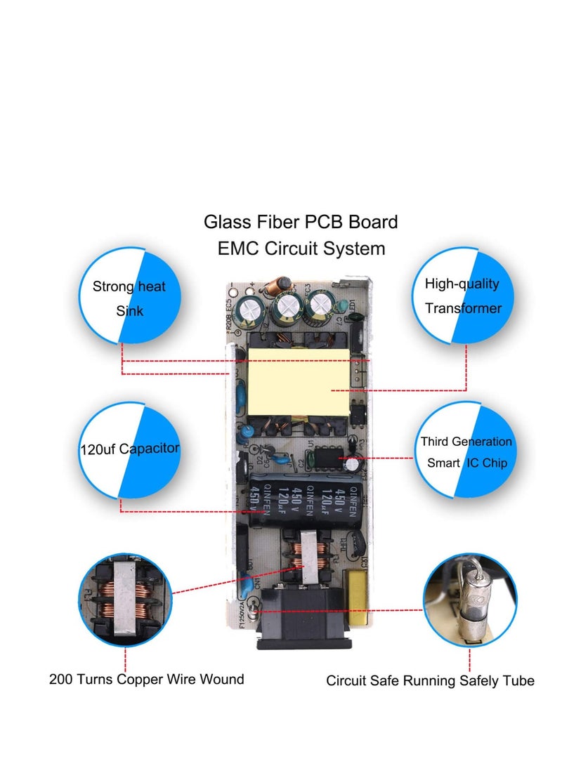 Terabyte B6 15V 6A Power Adapter Laptop Power Supply(US Plug) - Image 4