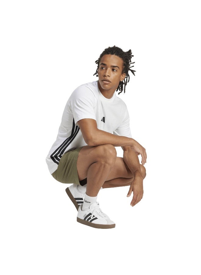 Adidas M 3S Sj T White Training T-Shirts For Men XS - Image 4