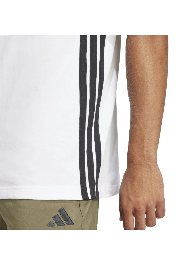 Adidas M 3S Sj T White Training T-Shirts For Men XS