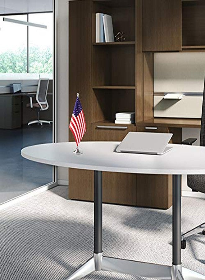 mflagperft USA Flag American Flags, Small Mini American Desk Flag, Used for Table Office Classroom Home Patriotic Events Decorations - Image 3