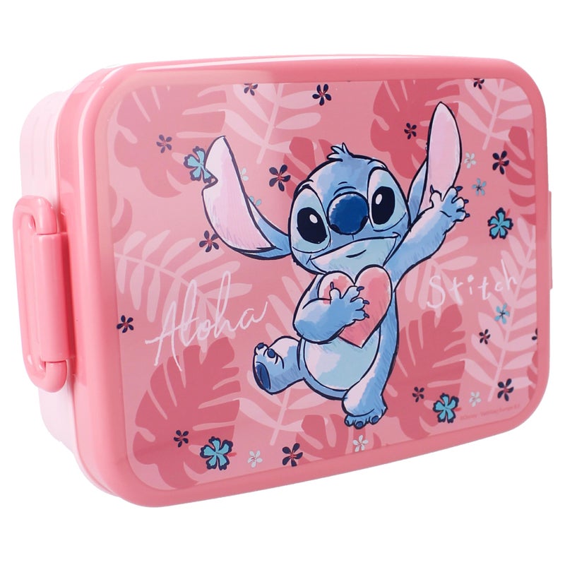 Vadobag STITCH Plastic lunch box with lid dimensions 16x13x5 cm DISNEY Original Lilo and Stitch 7954717