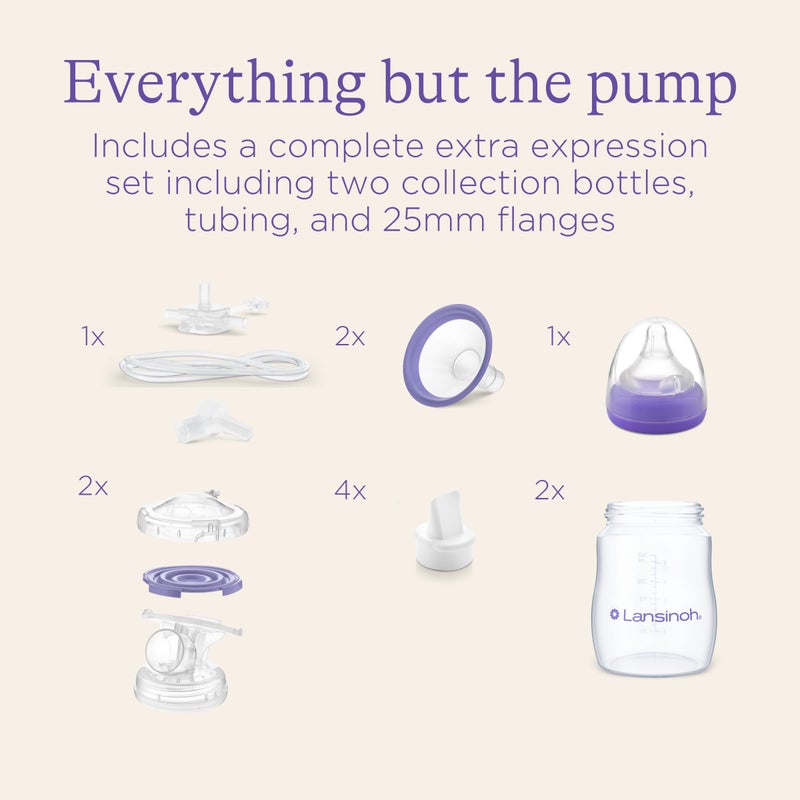 Lansinoh مجموعة ضخ إضافية من لانسينه لتضخيم برو وسمارت بومب - Image 4