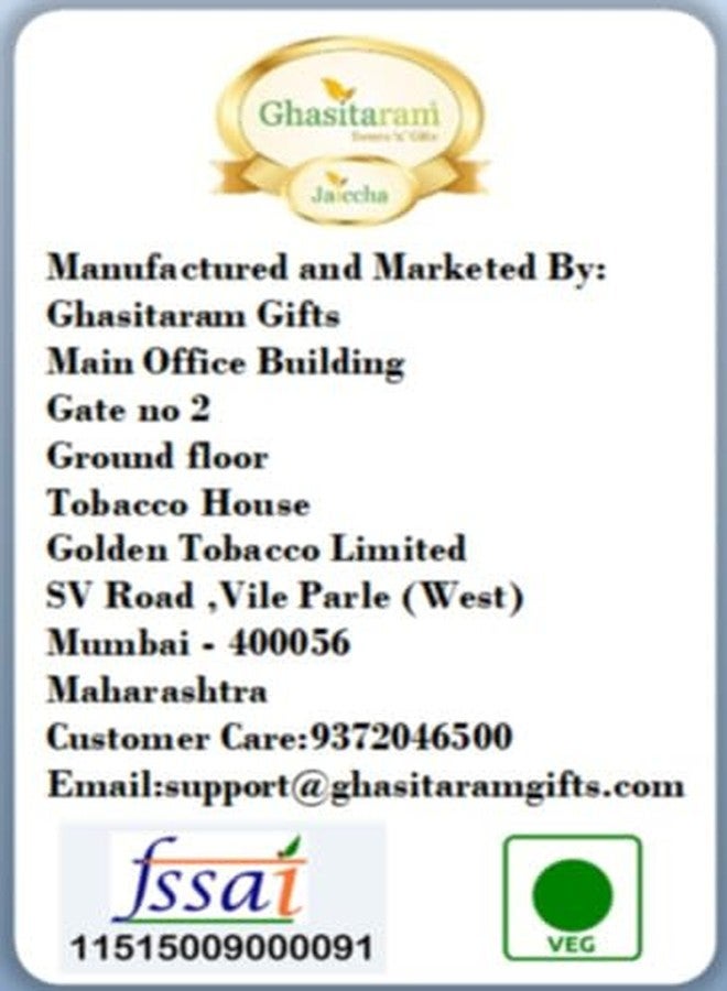 Jaiccha Ghasitaram Gifts Jaiccha Rakhi Gifts/Rakhi Sweets - Pure Kaju Katlis and Milk Cake box 200 gms with rakhi - Image 2