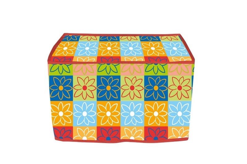 Avideco Printer Cover for HP 1005 Printer with Zipper for Dust Protection (Yellow Flower) - Image 2