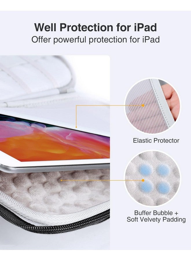 Luxtude Luxtude Electronic Organizer Travel Case Large, Hard Case for Electronics, Shockproof EVA Tech Bag, Travel Cable Organizer Bag with Shoulder Strap, Large Carrying Case for iPad(Up to 11’’)  - Image 5