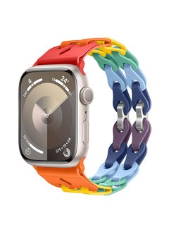 Y&D For Apple 42/44/45/49mm Fashion Hollow Silicone Bracelet Strap  - Image 2