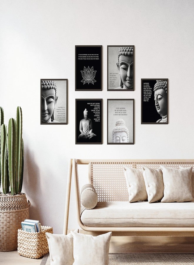 97 Decor 97 ديكور بوذا للمنزل - مطبوعات فنية جدارية لبوذا، ملصق اقتباسات بوذية ملهمة، صور فنية بوذية، ديكورات زن للتأمل لغرفة النوم والمكتب وغرفة اليوغا (8 × 10 بوصة بدون إطار) - Image 5
