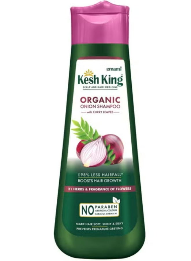 Kesh King Ayurvedic Onion Shampoo with 21 Herbs Reduces Hairfall And Boost Hair Growth 300 ML