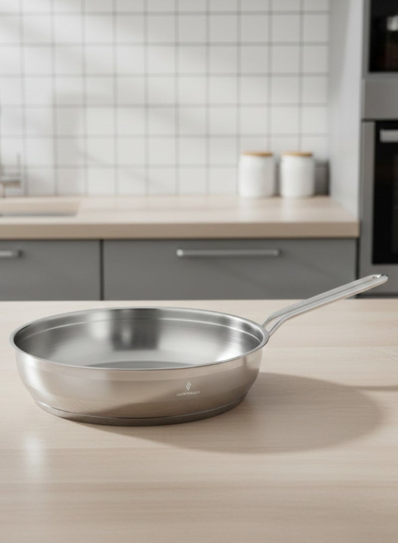 سوفرام طاوة سوفرام استيل تركي مقاس 28 سم - Image 2