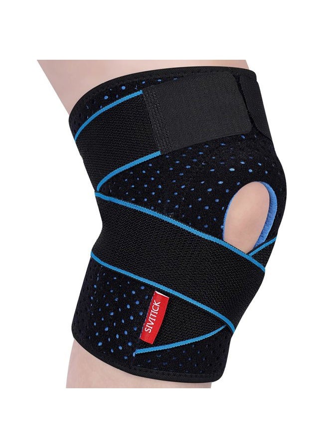 SIVITICK Knee Brace Support for Women & Men Arthritis Knee Pain Relief Meniscus Tear Injury Recovery Running Adjustable Size with Side Stabilizers - Image 1