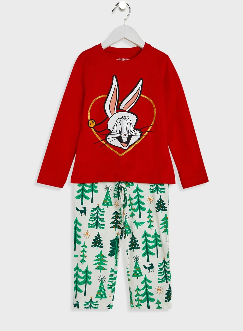 Warner Bros Bugs Bunny Pyjama Set