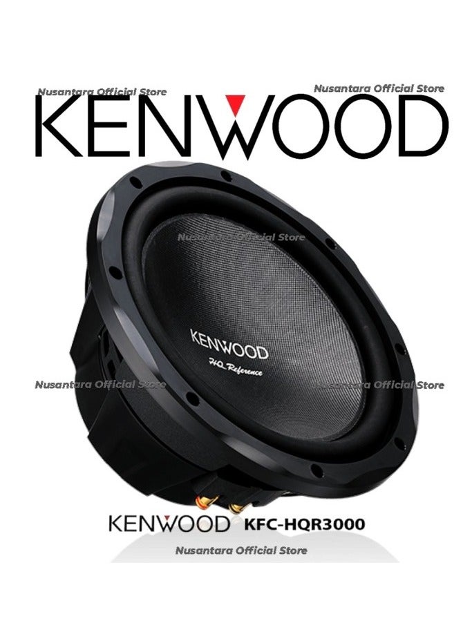 Kenwood KFC-HQR3000 12-Inch Subwoofer – 1500W Peak Power , 500W RMS, Deep Bass, Heavy Bass Boost, High-Performance Audio for Car Sound System