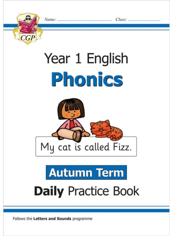 KS1 Phonics Year 1 Daily Practice Book Autumn Term - Paperback