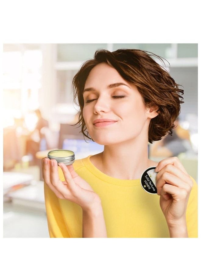 Flowerland Solid Perfume - Portable Pocket Balm Perfume Perfect for Travel Use - Natural Fragrance Parfum for Men and Women - Natural & Vegan - Jasmine (30ml)  - Image 3