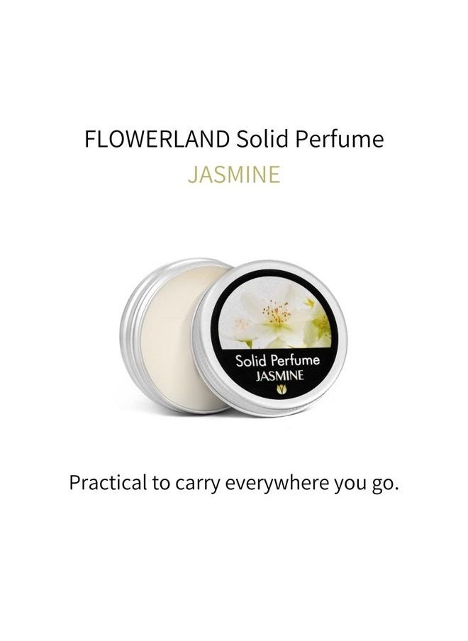 Flowerland Solid Perfume - Portable Pocket Balm Perfume Perfect for Travel Use - Natural Fragrance Parfum for Men and Women - Natural & Vegan - Jasmine (30ml)  - Image 5