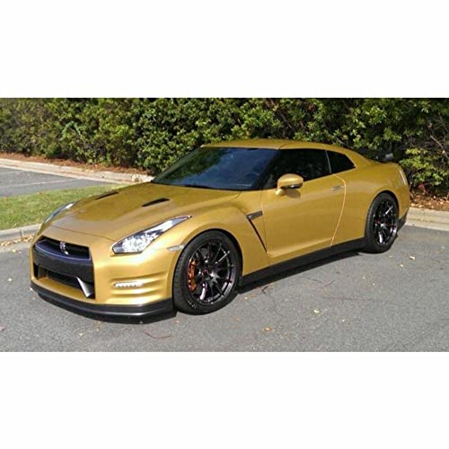 COSMOS STAR™ Vinyl Wrap Sheet for Car & Bike Self Adhesive Wrap Sticker and Decal Roll Film for Auto Car Vehicle Motorcycle Air Release (2 Feet by 10 Feet, Gold Gloss Metallic) - Image 4
