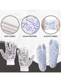 KASTWAVE Reflexology Socks and Gloves Set, with Massage Tool, Acupressure Reflexology Socks Gloves, Acupoint Socks Set, Hand Foot Massage Reflexology Tools Acupuncture Socks, for Tired Relieve, S  - Image 5