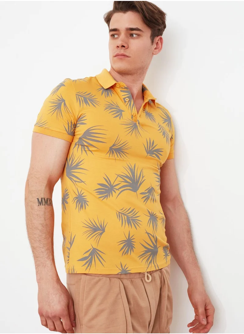 trendyol Slim Fit Printed Polo