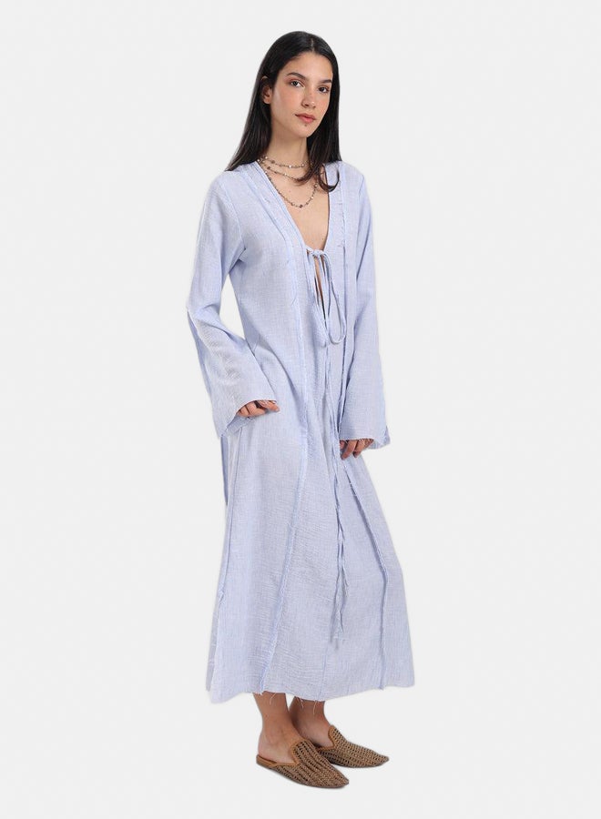 Carina Plunge V-Neck Beach Dress - Image 5