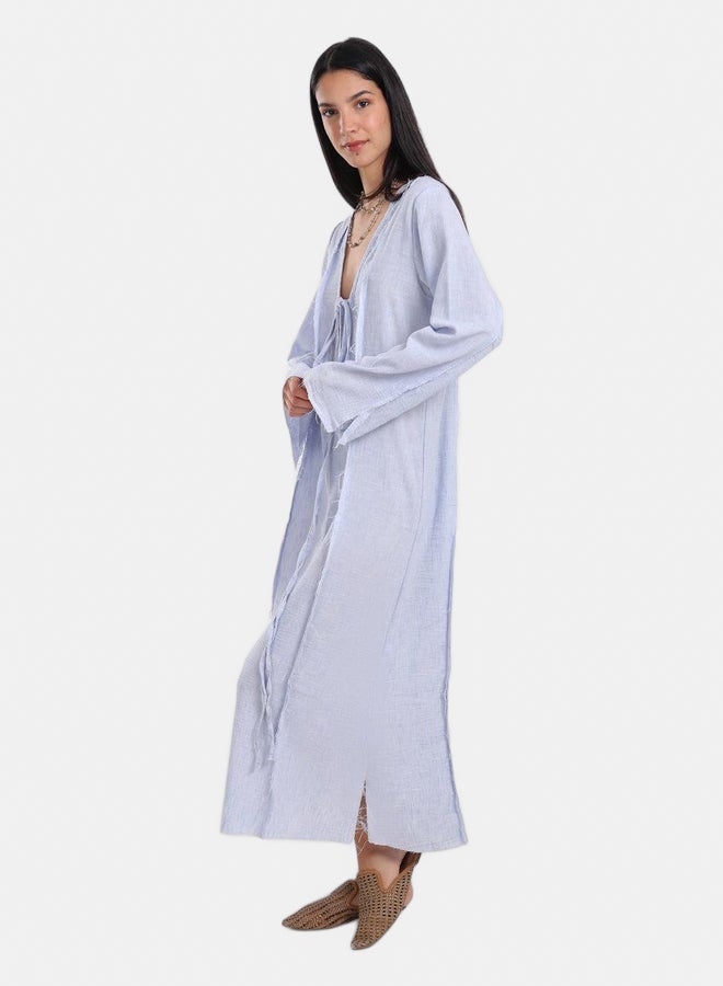 Carina Plunge V-Neck Beach Dress - Image 2