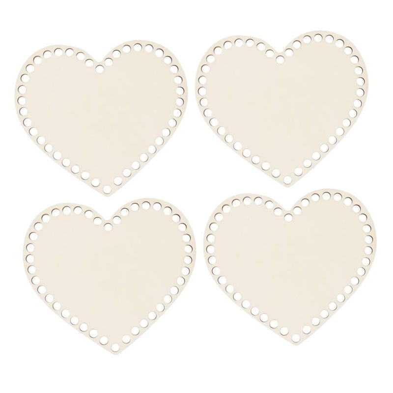 4Pcs Crochet Bag Base Set DIY Basket Bottom Shaper Knitting Craft Kit - Image 2