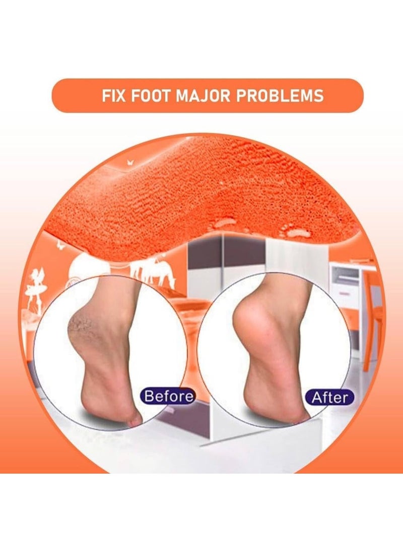 Soft Moisturizing Gel Socks, Spa Gel Socks Repair and Soften Dry Foot Skin, Gel Liner Filled with Essential Oils and Vitamins-1 Pair - Image 3