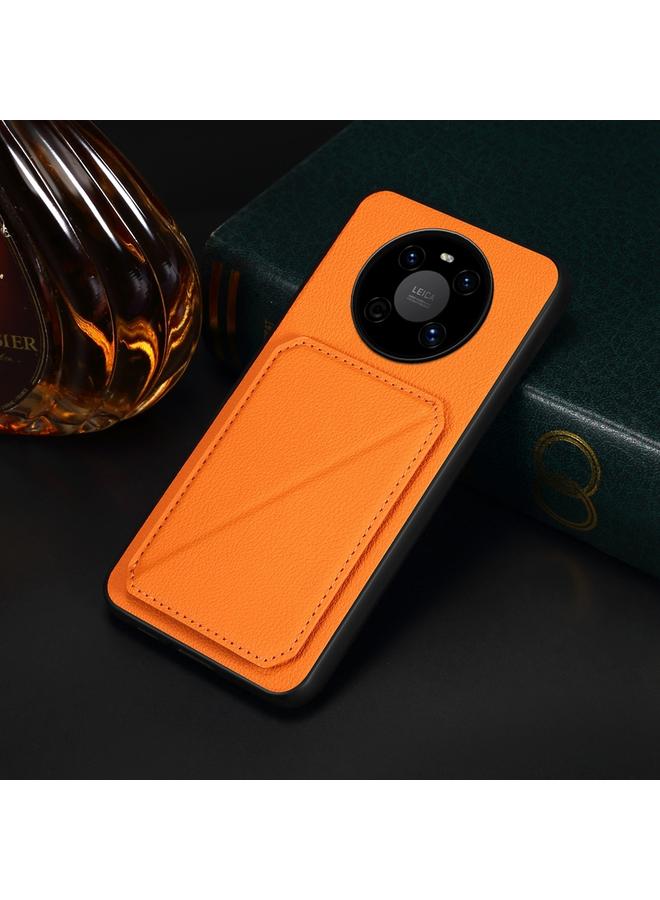 S-TOP Case For Huawei Mate 40 D04 Calf Texture Dual Card Slot Holder Phone Case - Image 2
