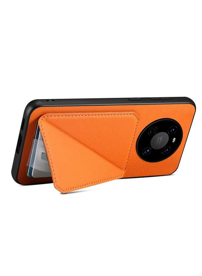 S-TOP Case For Huawei Mate 40 D04 Calf Texture Dual Card Slot Holder Phone Case - Image 4