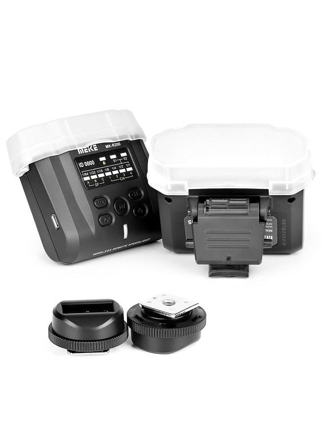 Meke Meike MK-MT24 Close-Up Speedlight Macro Twin Lite Flash Compatible with Nikon F-Mount Z-Mount Digital SLR Cameras D1X D2 D2H D2X D3 D3X D200 D300 D300S D700 D3500 Z6 Z7, etc  - Image 2