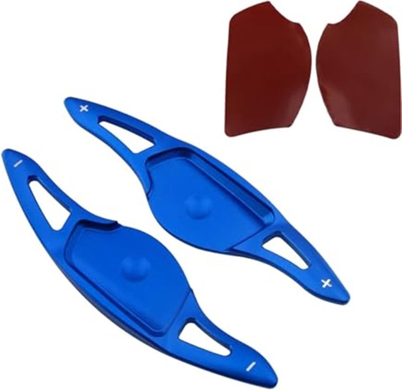 QASULER Blue Paddle Shifter Extensions for Hyundai Genesis G90 EQ900 - Image 1