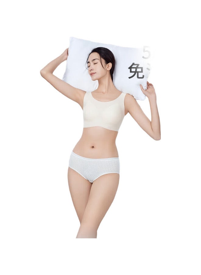 Briars Beianshi Disposable Women's Underwear, Pure Cotton, No-wash, Portable, Individually Packaged, Women's White - Image 1