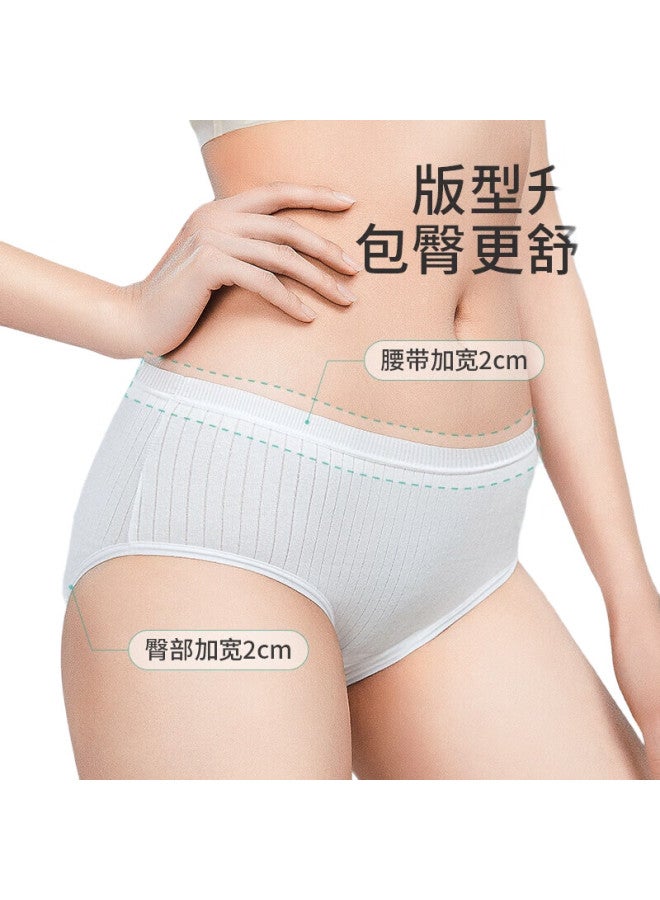 Briars Beianshi Disposable Women's Underwear, Pure Cotton, No-wash, Portable, Individually Packaged, Women's White - Image 2