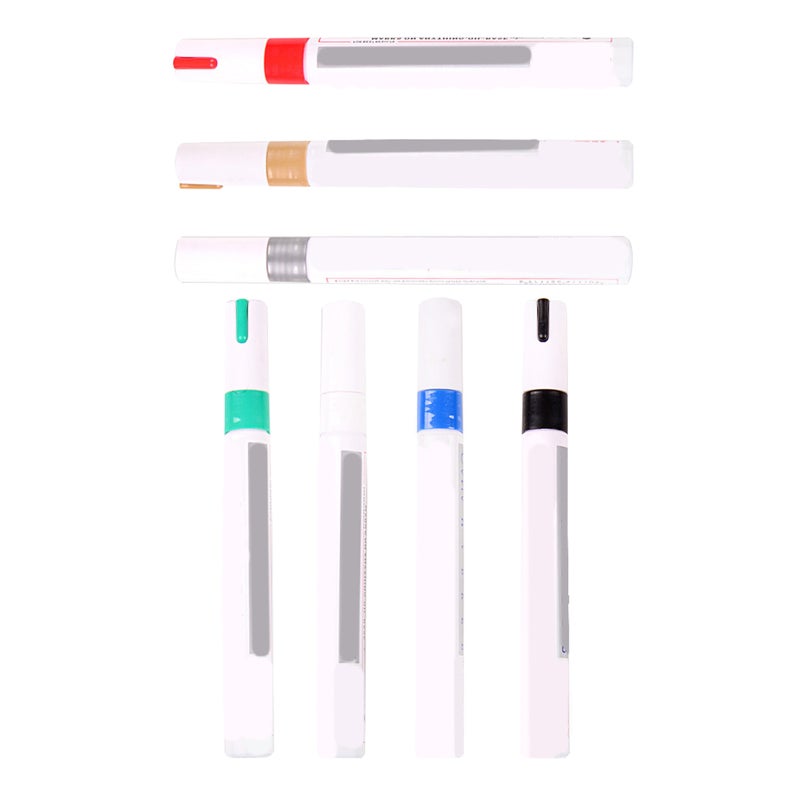 7PCS Tire Paint Pens Oil Painting Pens Pen Concealing Tools for Repairing Tire - Image 1