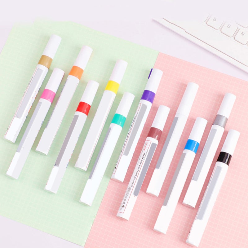7PCS Tire Paint Pens Oil Painting Pens Pen Concealing Tools for Repairing Tire - Image 4
