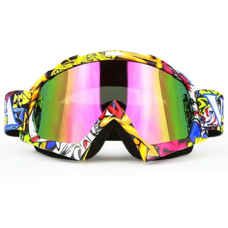 JAMIEWIN Motocross Goggles for ATV Dirt Bike Motorcycle UTV  MX  OTG Offroad Riding Goggles with Anti UV Dustproof  Anti Fog Protection for Men Women Youth  Kids